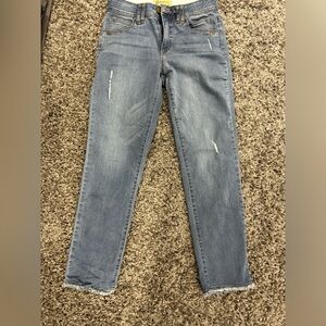 Democracy light wash jeans.